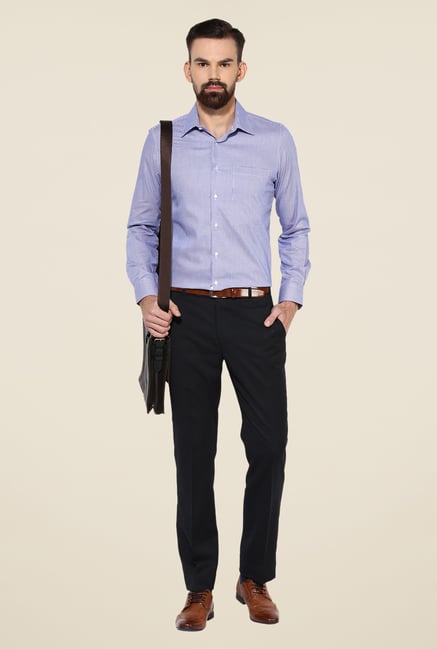 Turtle Blue Checks Slim-fit Shirt Turtle Blue Checks Slim-fit Shirt