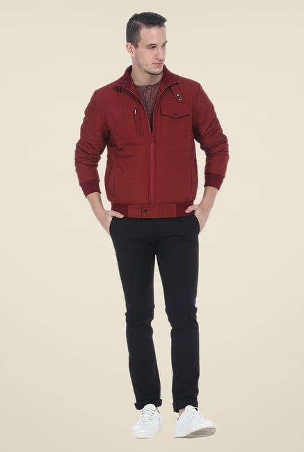 Basics Red Solid Jacket Basics Red Solid Jacket