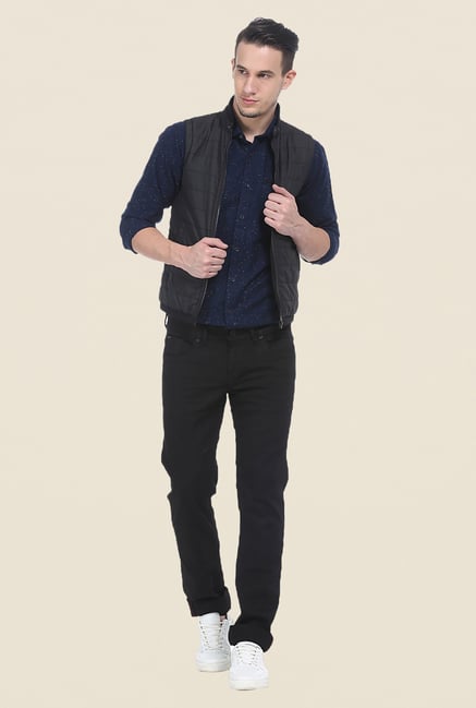 Basics Anthracite Black Polyfill Jacket Basics Anthracite Black Polyfill Jacket