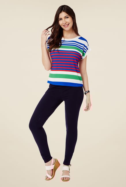Avirate Multicolor Striped Top Avirate Multicolor Striped Top