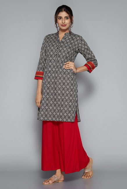 Utsa by Westside Black Printed Kurta Utsa by Westside Black Printed Kurta