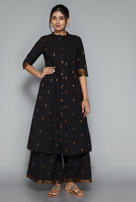 Utsa by Westside Black Printed Palazzo Utsa by Westside Black Printed Palazzo