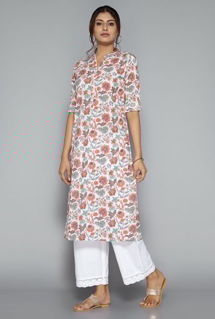 Utsa by Westside Off White Floral Print Kurta Utsa by Westside Off White Floral Print Kurta