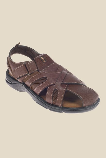 Khadim's Turk Brown Fisherman Sandals Khadim's Turk Brown Fisherman Sandals