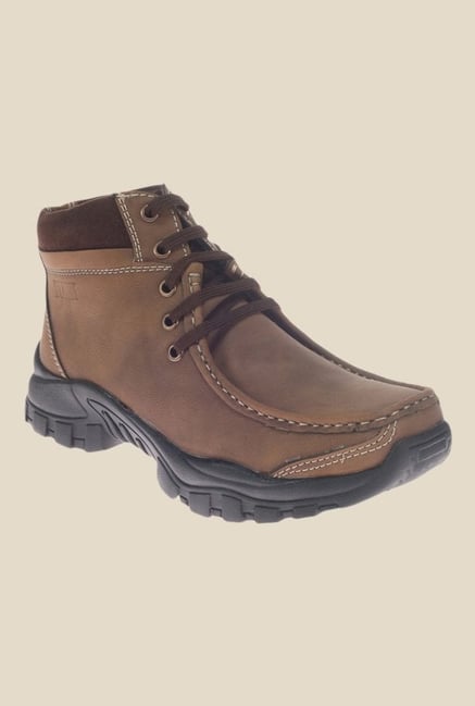 Khadim's Turk Brown Casual Boots Khadim's Turk Brown Casual Boots