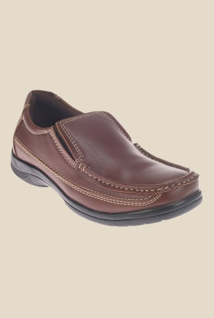Khadim's Turk Brown Casual Slip-Ons Khadim's Turk Brown Casual Slip-Ons
