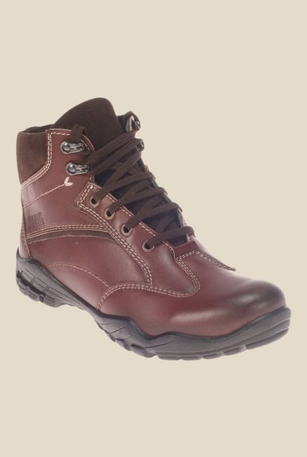 Khadim's Turk Brown Casual Boots Khadim's Turk Brown Casual Boots