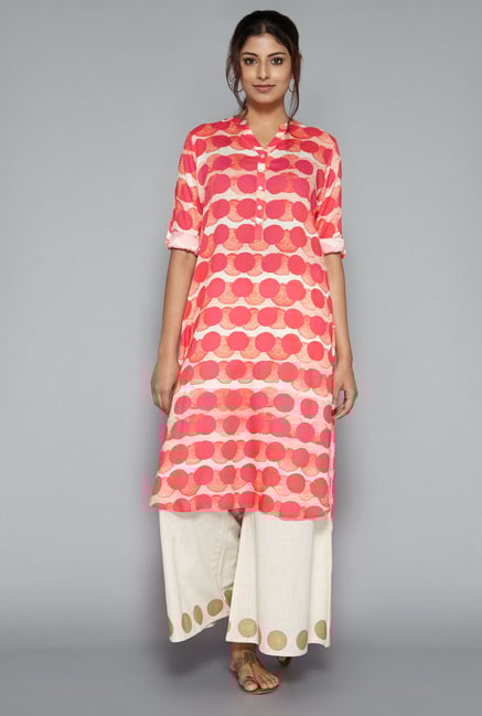 Utsa by Westside Pink Printed Kurta Utsa by Westside Pink Printed Kurta