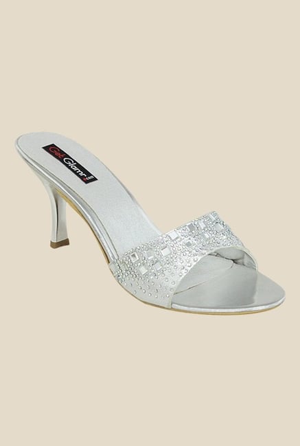 Get Glamr June Silver Ethnic Sandals Get Glamr June Silver Ethnic Sandals