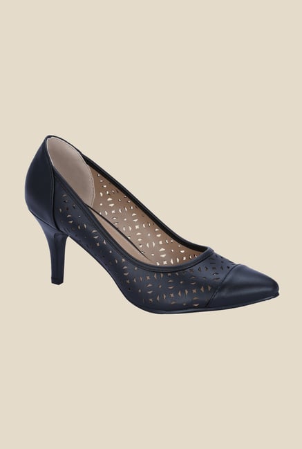 Get Glamr Frida Black Pumps Get Glamr Frida Black Pumps