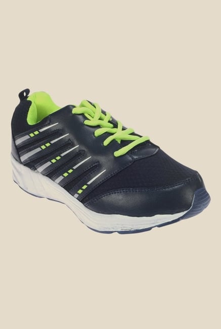 Khadim's Pro Activity Navy & Green Running Shoes Khadim's Pro Activity Navy & Green Running Shoes