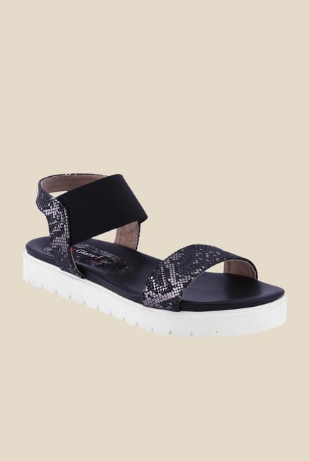 Get Glamr Sara Black Sling Back Sandals Get Glamr Sara Black Sling Back Sandals