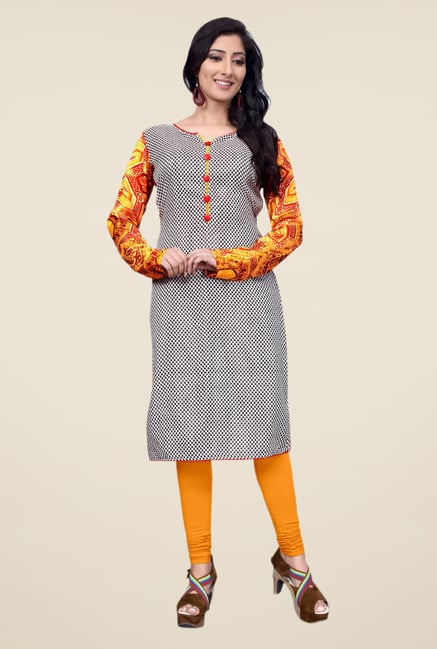 Occeanus Multicolor Printed Georgette Kurta Occeanus Multicolor Printed Georgette Kurta