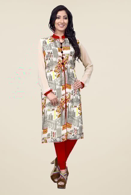 Occeanus Multicolor Printed Kurta Occeanus Multicolor Printed Kurta