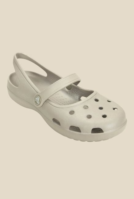 Crocs Shayna Platinum Grey Clogs Crocs Shayna Platinum Grey Clogs