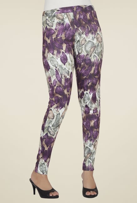 Desi Belle Multicolor Printed Jeggings Desi Belle Multicolor Printed Jeggings