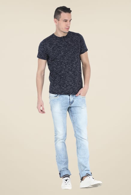 Basics Black Printed T Shirt Basics Black Printed T Shirt