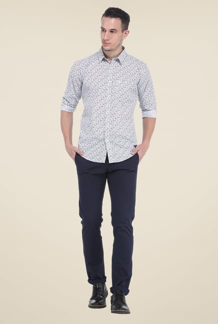 Basics Brown Print Shirt Basics Brown Print Shirt