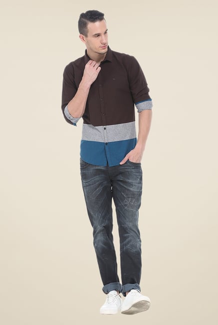 Basics Multicolor Solid Shirt Basics Multicolor Solid Shirt