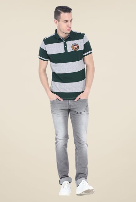 Basics Green Polo T Shirt Basics Green Polo T Shirt