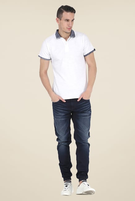Basics White Polo T Shirt Basics White Polo T Shirt