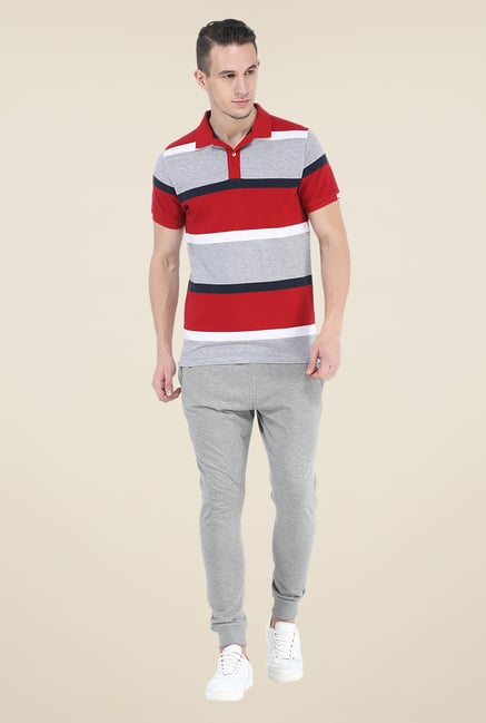 Basics Grey Textured Joggers Basics Grey Textured Joggers