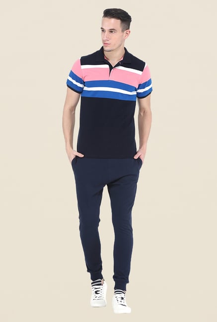 Basics Navy Solid Joggers Basics Navy Solid Joggers