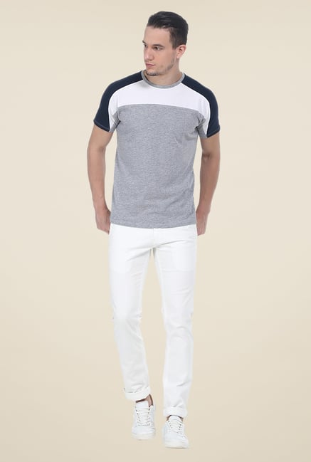 Basics Light Grey Crew T Shirt Basics Light Grey Crew T Shirt