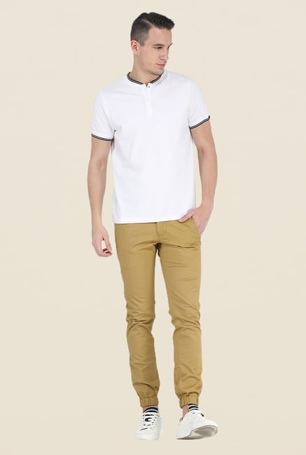 Basics White Solid T Shirt Basics White Solid T Shirt