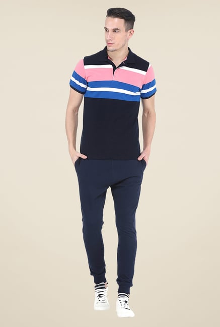 Basics Navy Polo T Shirt Basics Navy Polo T Shirt