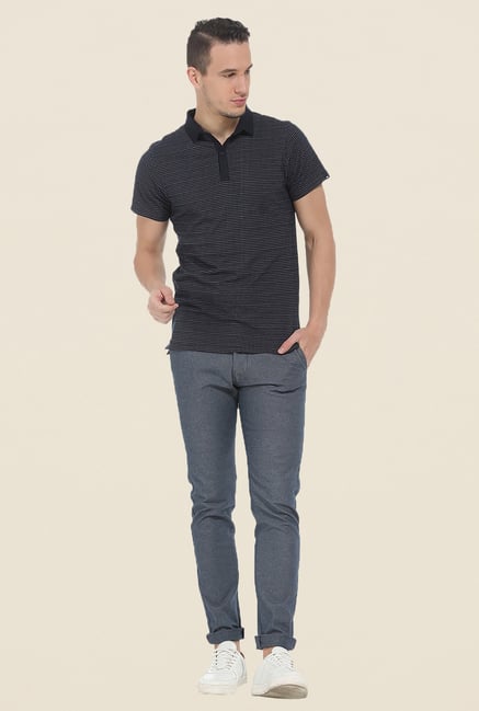 Basics Navy Polo Printed T Shirt Basics Navy Polo Printed T Shirt