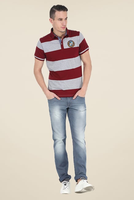 Basics Red Polo T Shirt Basics Red Polo T Shirt