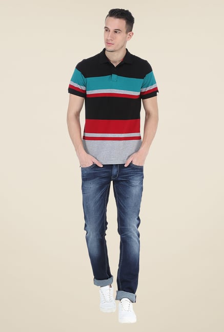 Basics Multicolor Polo T Shirt Basics Multicolor Polo T Shirt