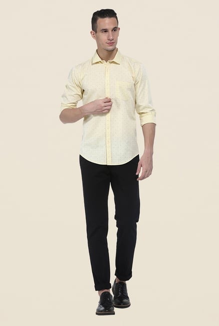 Basics Black Solid Chinos Basics Black Solid Chinos