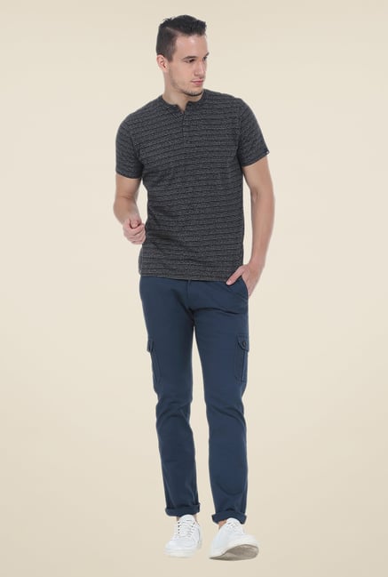 Basics Black Printed T Shirt Basics Black Printed T Shirt