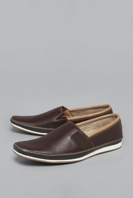 David Jones by Westside Brown Slip On Shoes David Jones by Westside Brown Slip On Shoes