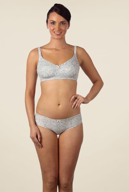 Triumph Grey Printed Minimizer Bra Triumph Grey Printed Minimizer Bra