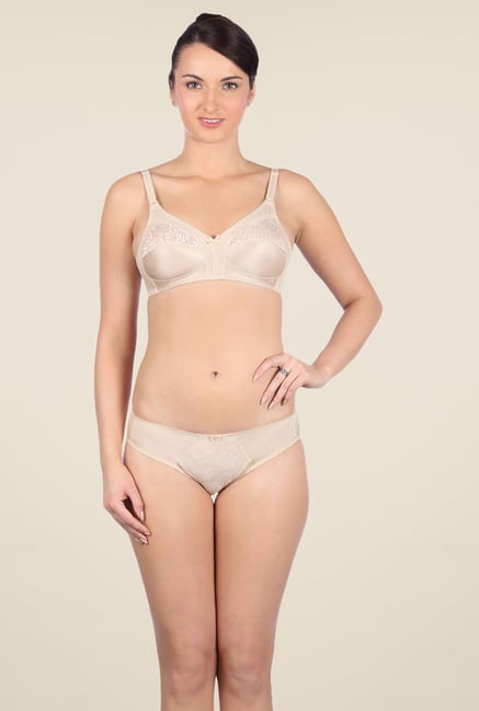 Triumph Beige Lace Seamless Bra Triumph Beige Lace Seamless Bra