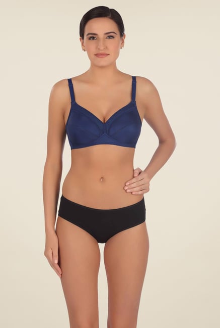 Triumph Blue Solid Seamless Bra Triumph Blue Solid Seamless Bra