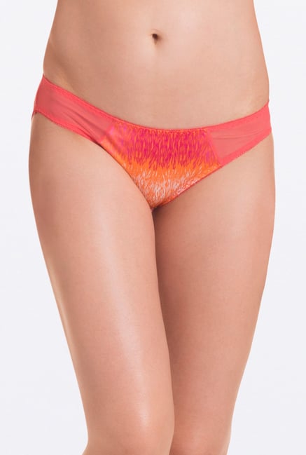 PrettySecrets Orange Flame Print Bikini PrettySecrets Orange Flame Print Bikini