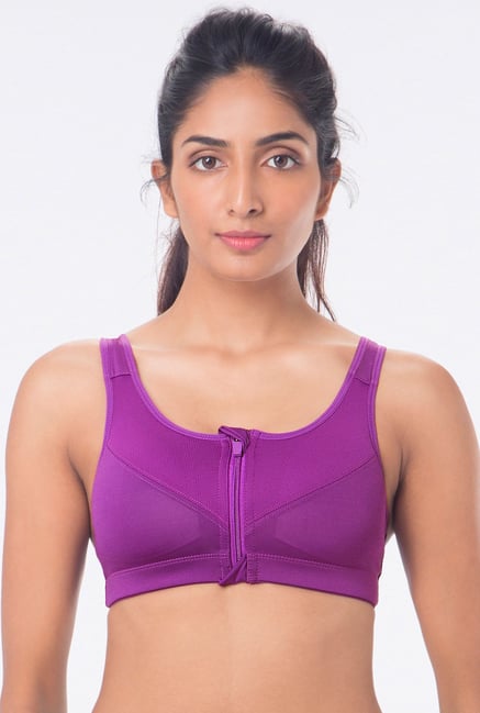 PrettySecrets Purple Padded Sports Bra PrettySecrets Purple Padded Sports Bra