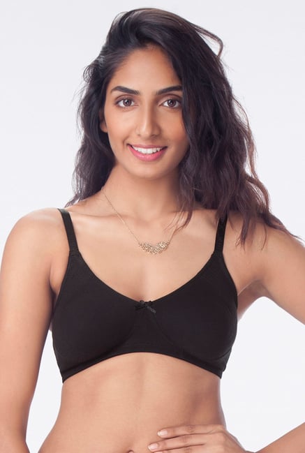 PrettySecrets Black Non-Padded Minimizer Bra PrettySecrets Black Non-Padded Minimizer Bra