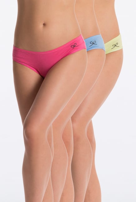 PrettySecrets Pink, Blue & Yellow Hipster (Pack Of 3) PrettySecrets Pink, Blue & Yellow Hipster (Pack Of 3)