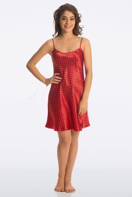PrettySecrets Red Polka Dot Baby Doll PrettySecrets Red Polka Dot Baby Doll