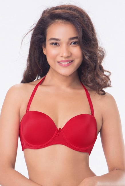 PrettySecrets Red Padded Convertible Bra PrettySecrets Red Padded Convertible Bra