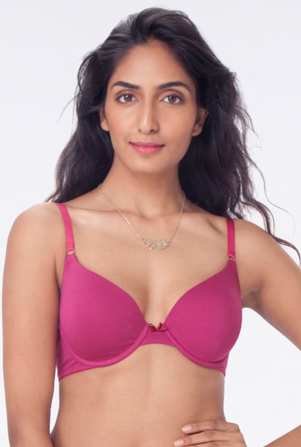 PrettySecrets Magenta Padded Plunge Bra PrettySecrets Magenta Padded Plunge Bra