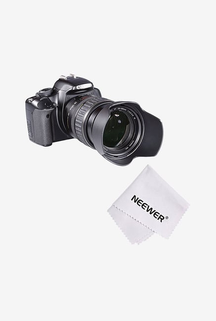 Neewer HB-35 Lens Hood with Microfiber Cleaning Cloth Neewer HB-35 Lens Hood with Microfiber Cleaning Cloth