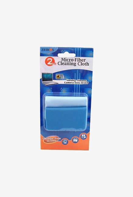 Zeikos ZE-FC2 2 Piece Micro Fibre Cloth (Blue) Zeikos ZE-FC2 2 Piece Micro Fibre Cloth (Blue)