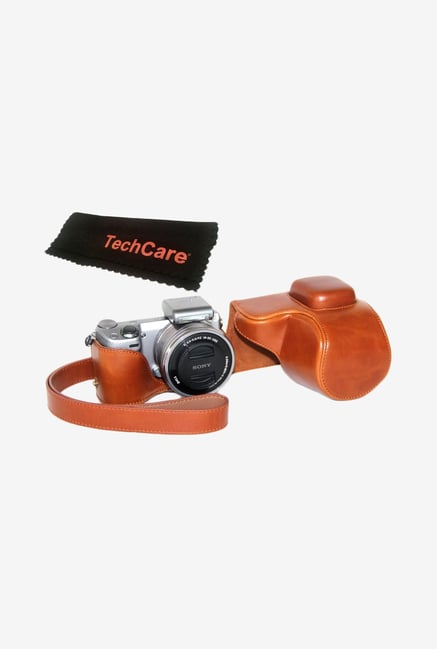 TechCare Leather Camera Case for Sony NEX-5T (Brown) TechCare Leather Camera Case for Sony NEX-5T (Brown)