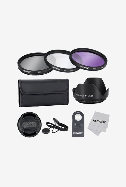 Neewer 52Mm Lens Filter Accessory Kit with Remote (Black) Neewer 52Mm Lens Filter Accessory Kit with Remote (Black)
